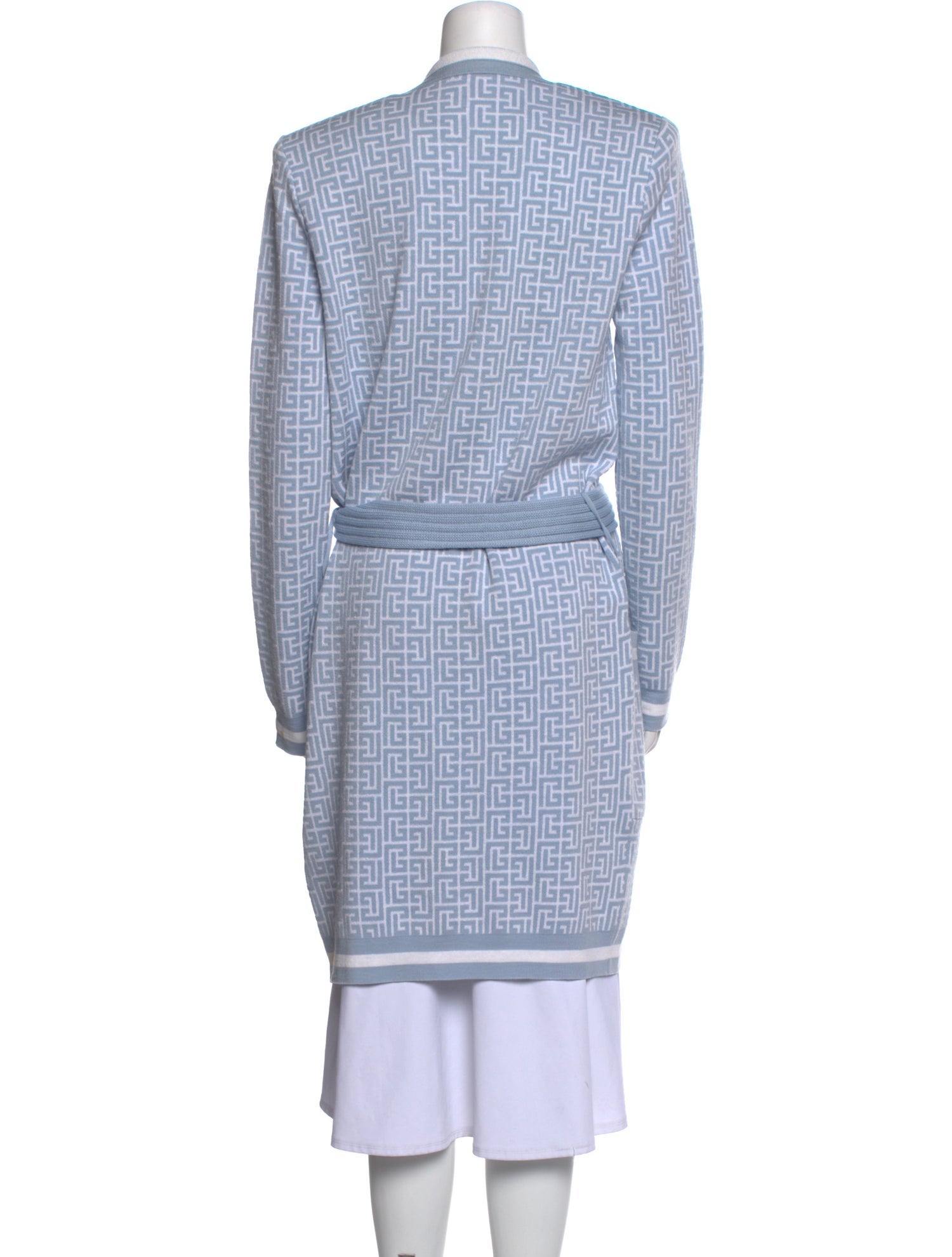 Balmain Merino Wool Printed Sweater