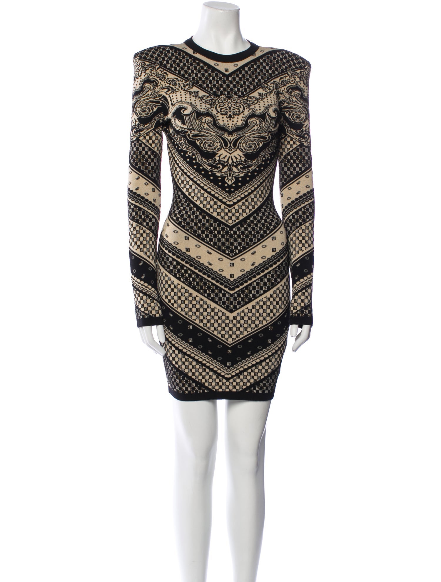 Balmain Printed Mini Dress