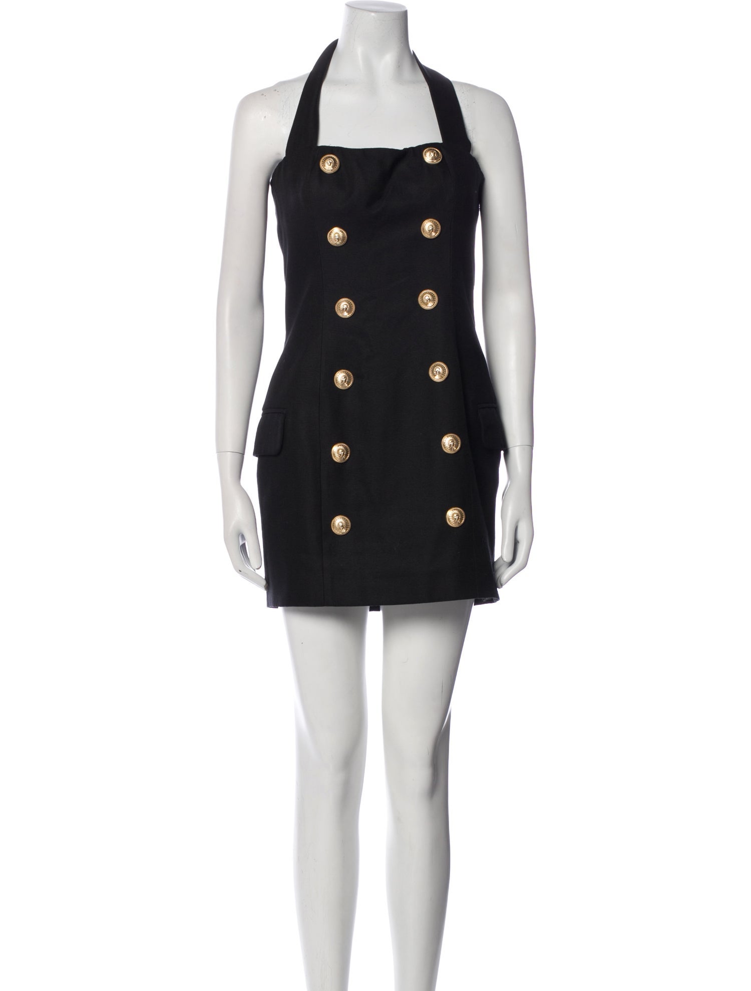 Balmain Halterneck Mini Dress