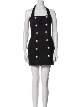 Balmain Halterneck Mini Dress
