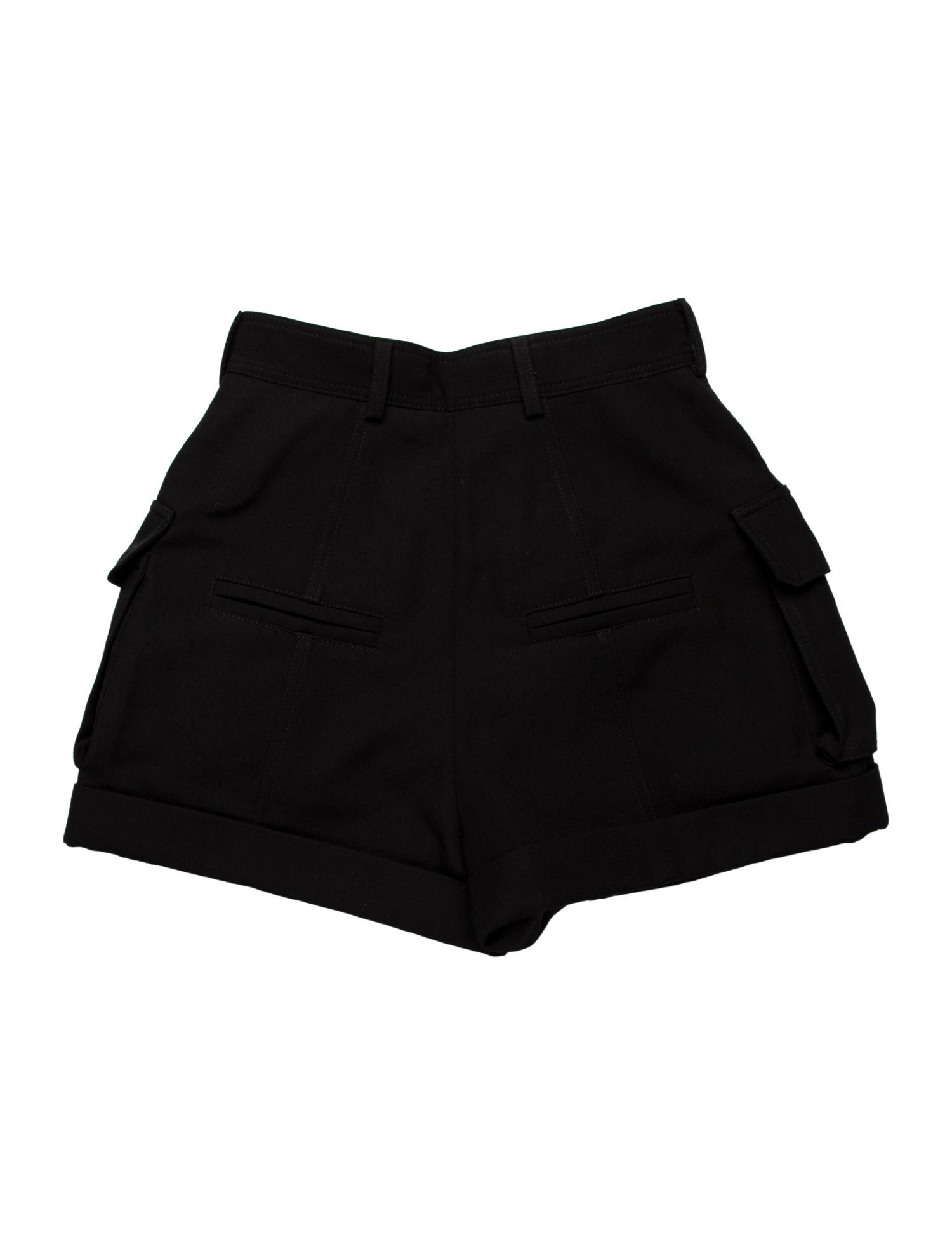 Balmain Wool Mini Shorts