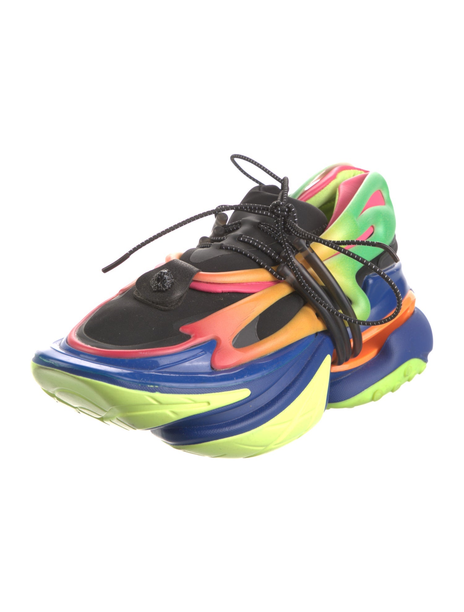 Balmain Neoprene Printed Sneakers