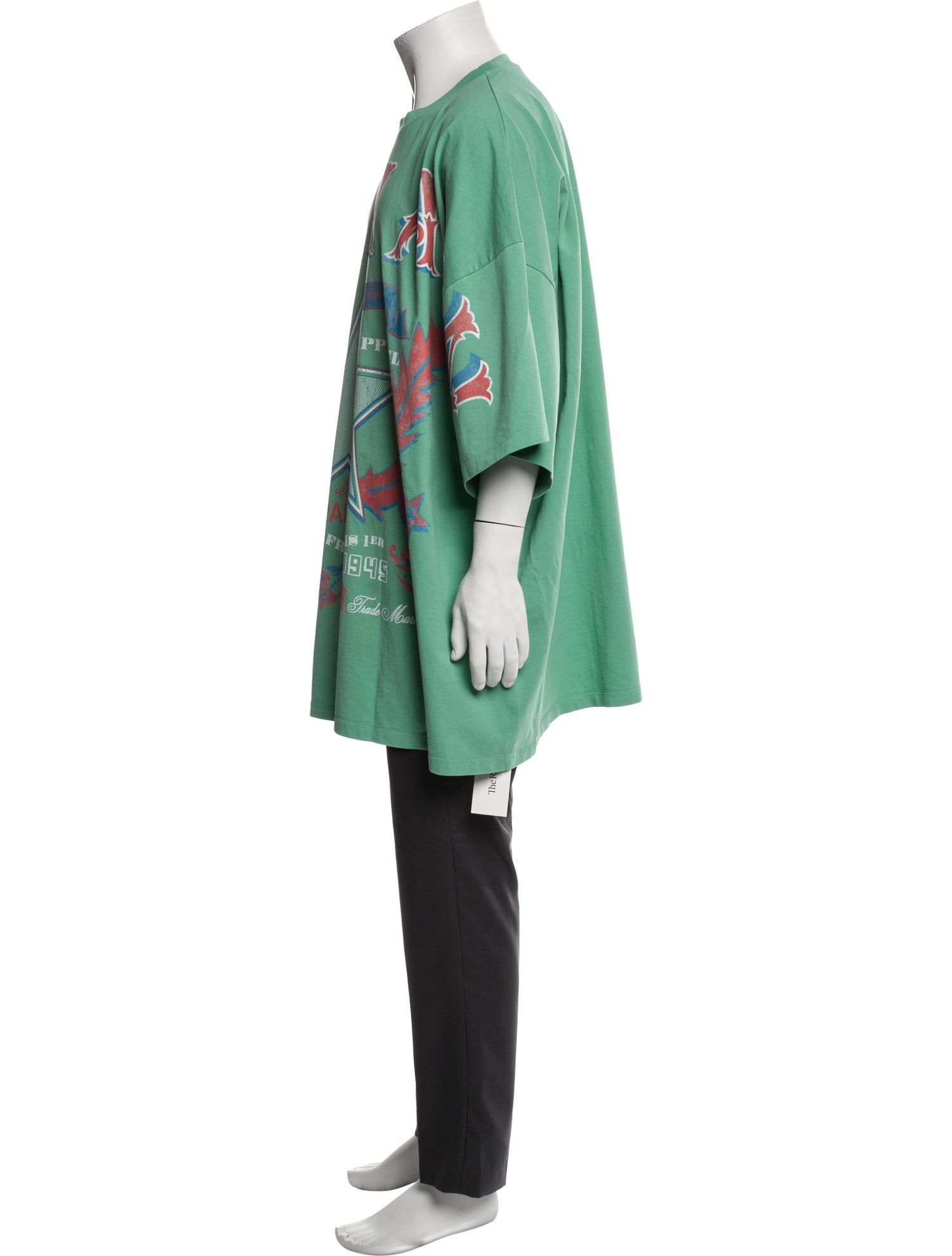 Balmain Graphic Print Crew Neck T-Shirt