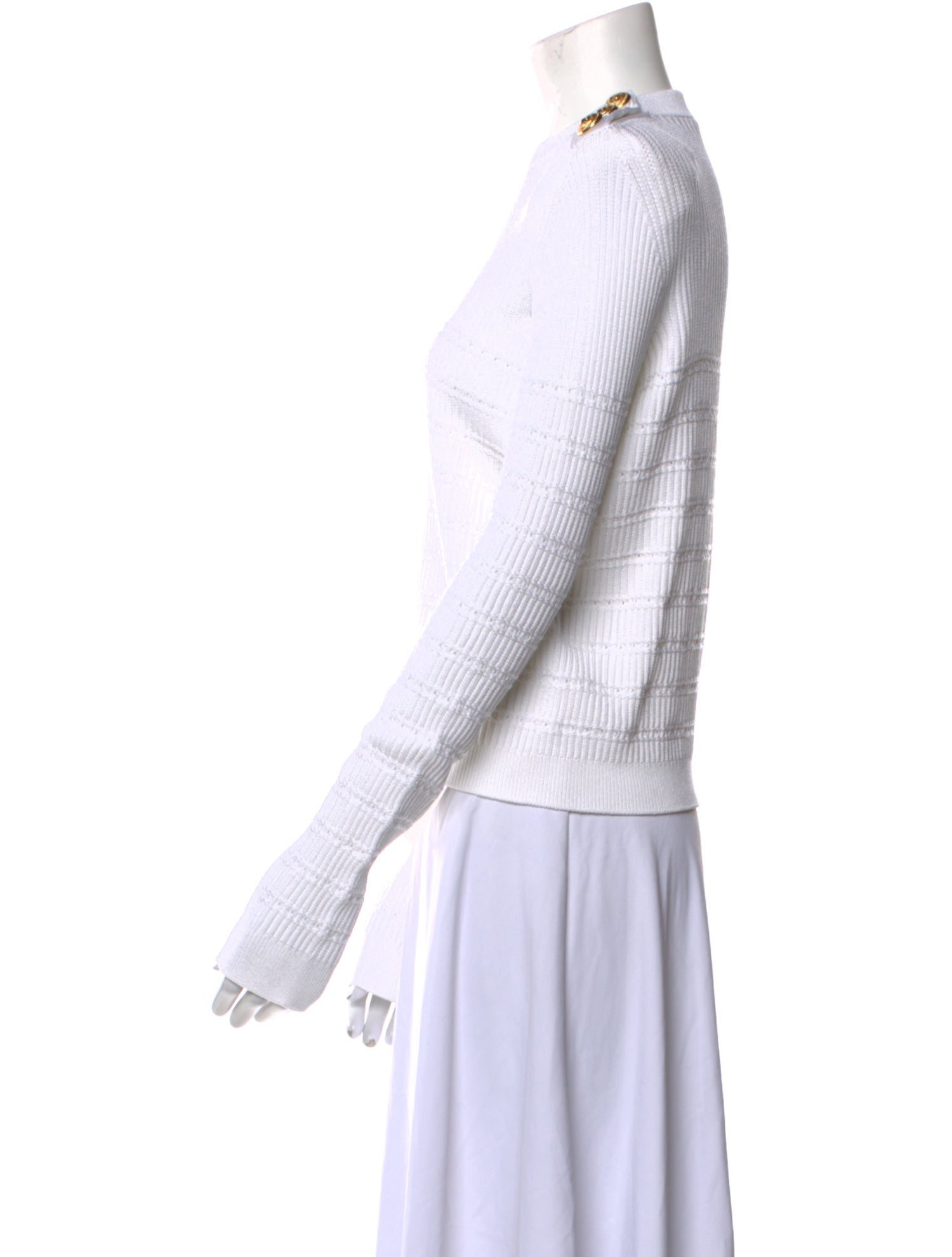 Balmain Mock Neck Sweater