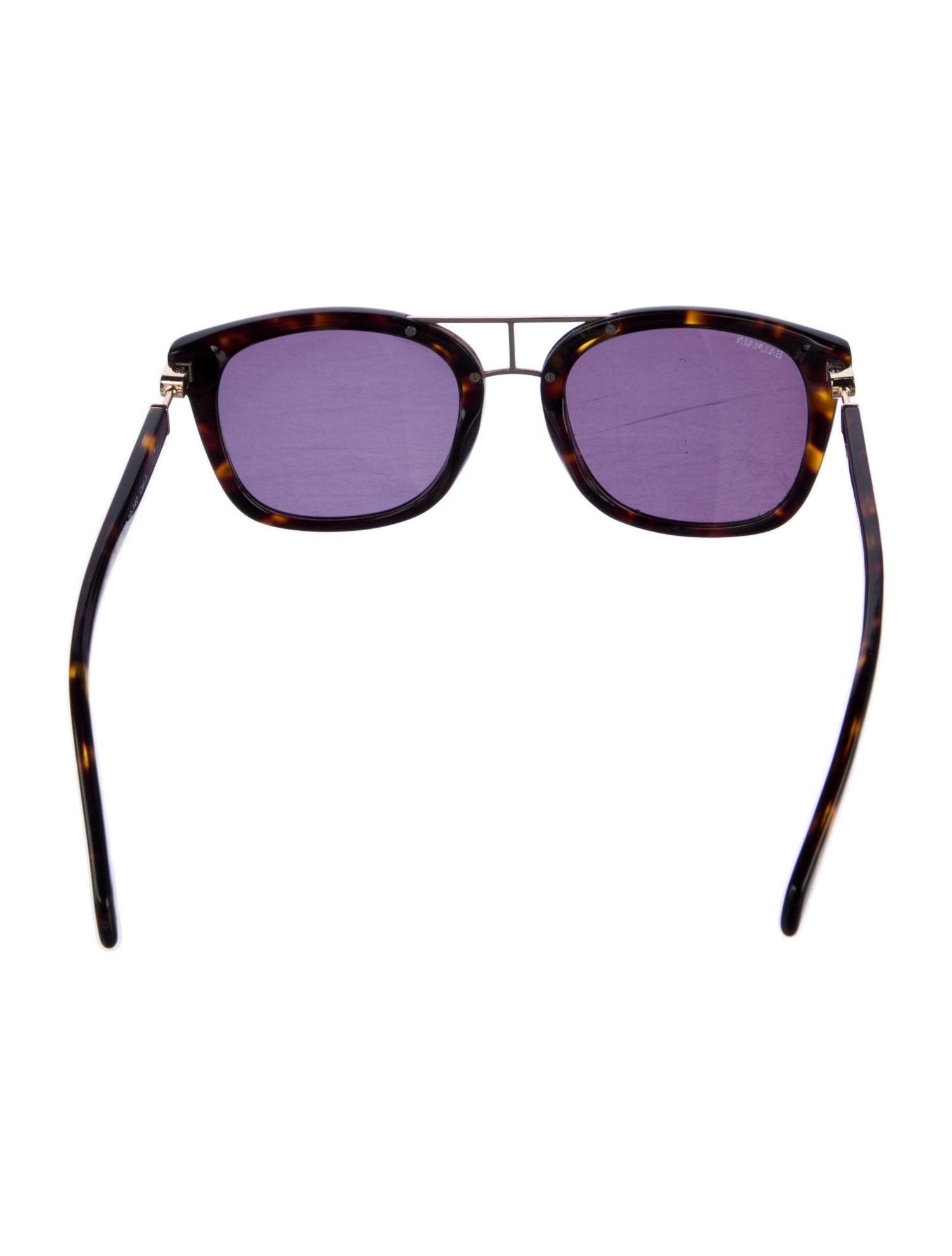 Balmain Wayfarer Mirrored Sunglasses