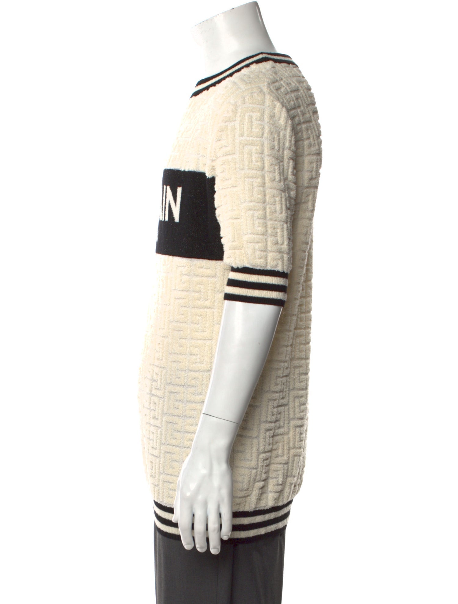 Balmain Graphic Print Crew Neck T-Shirt