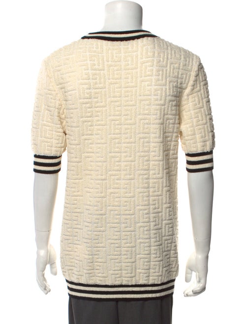 Balmain Graphic Print Crew Neck T-Shirt