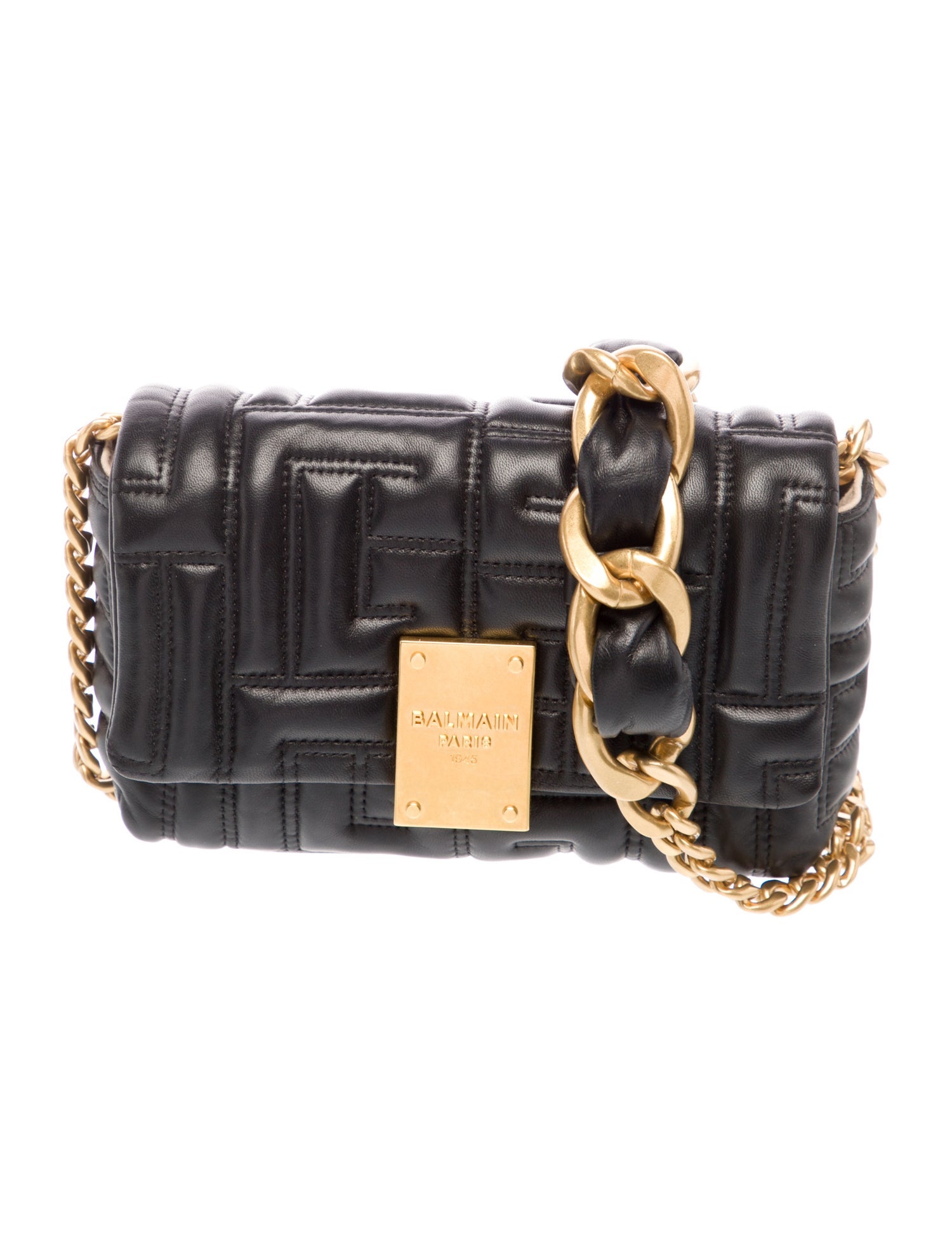 Balmain Quilted Evening Bag
