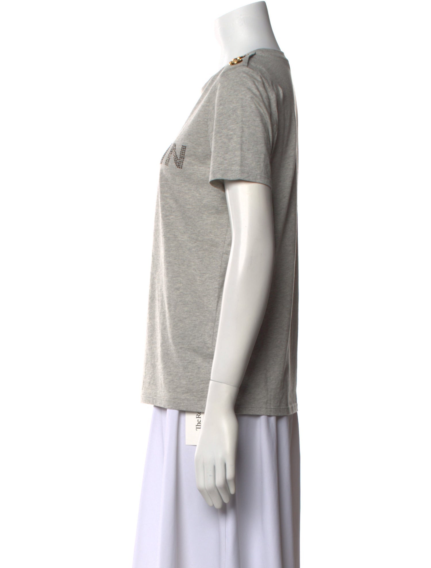 Balmain Graphic Print Crew Neck T-Shirt