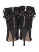 Balmain Suede Keyhole Accent Boots