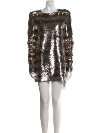 Balmain Sequin Mini Dress