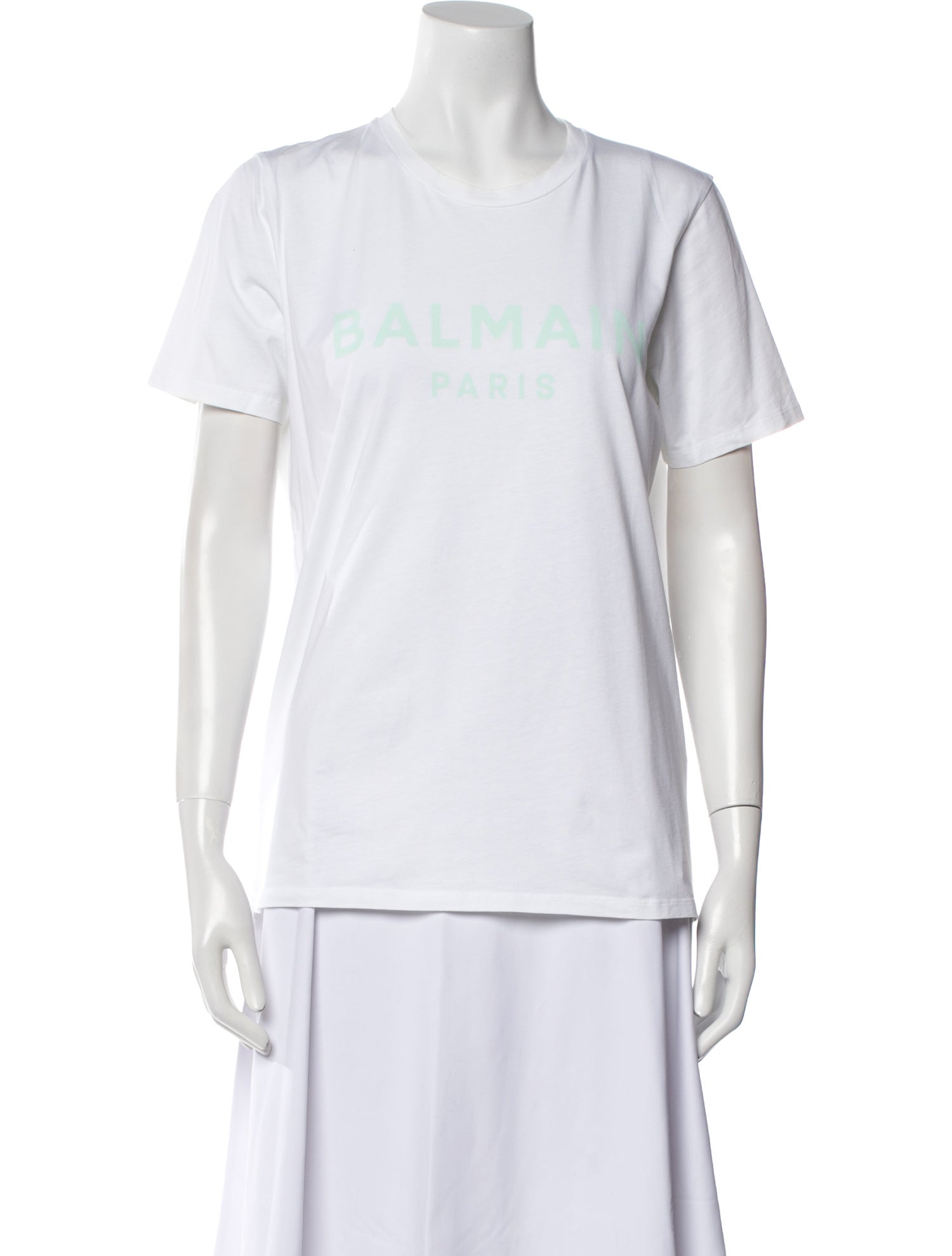 Balmain Graphic Print Crew Neck T-Shirt