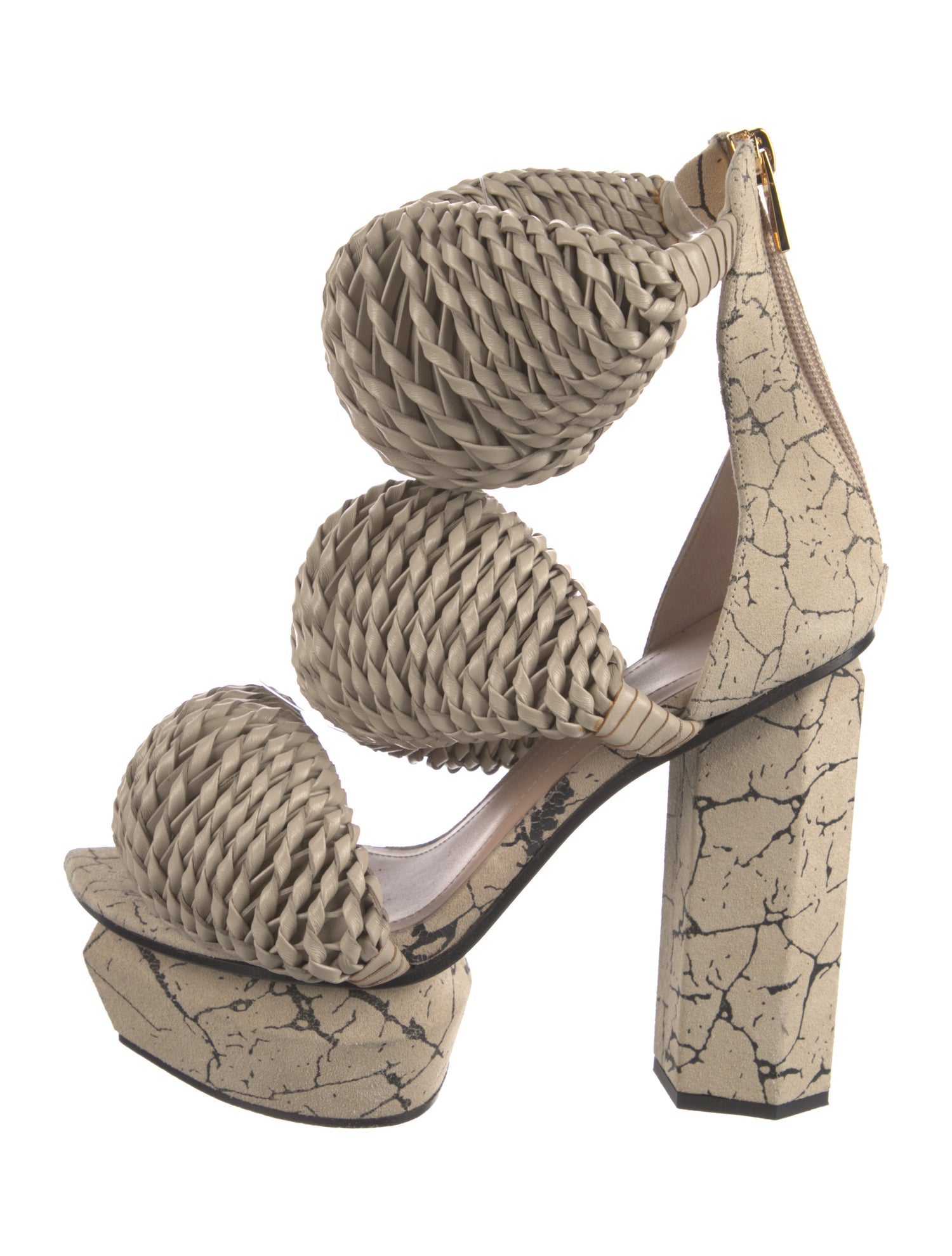 Balmain Leather Espadrilles