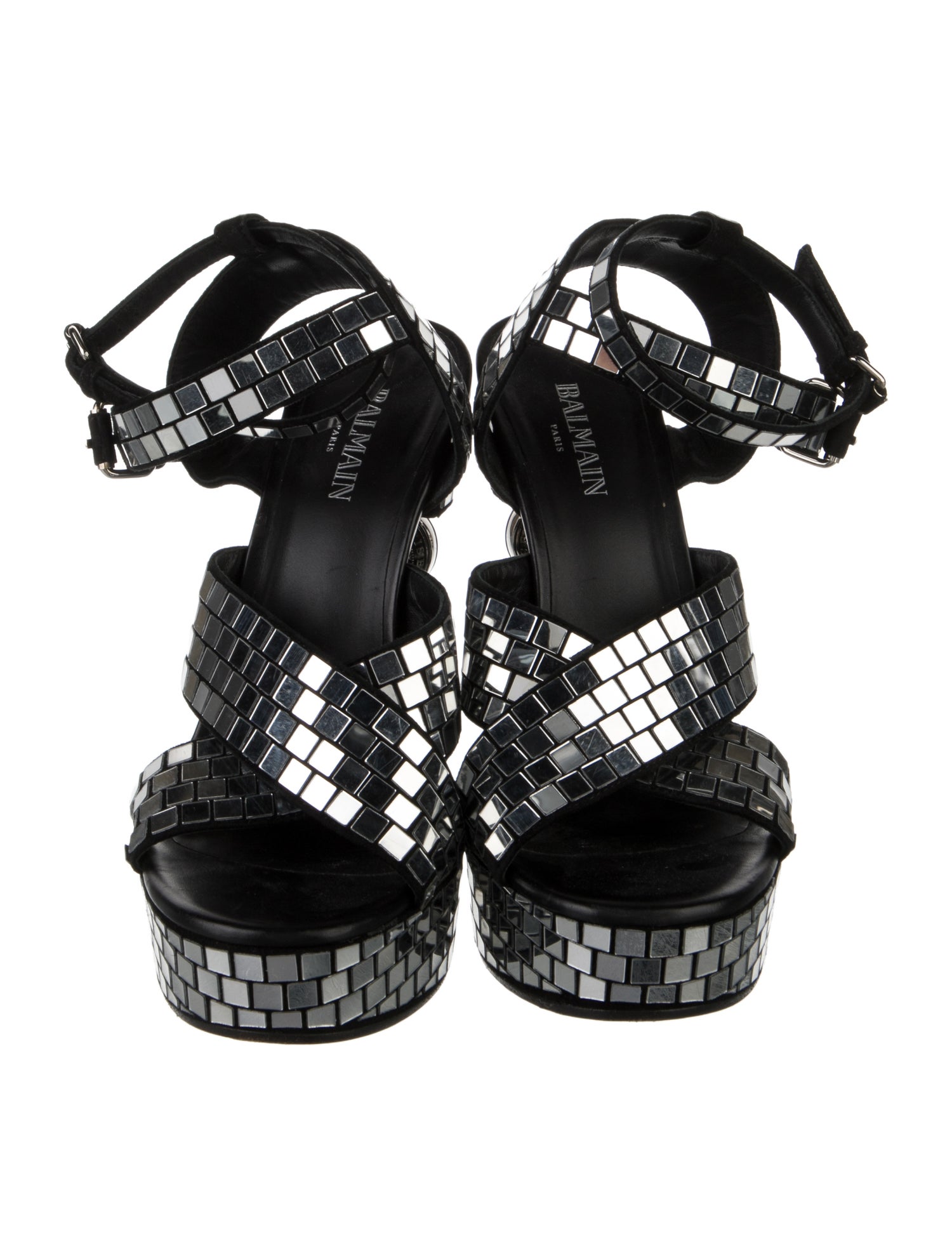 Balmain Suede Sandals