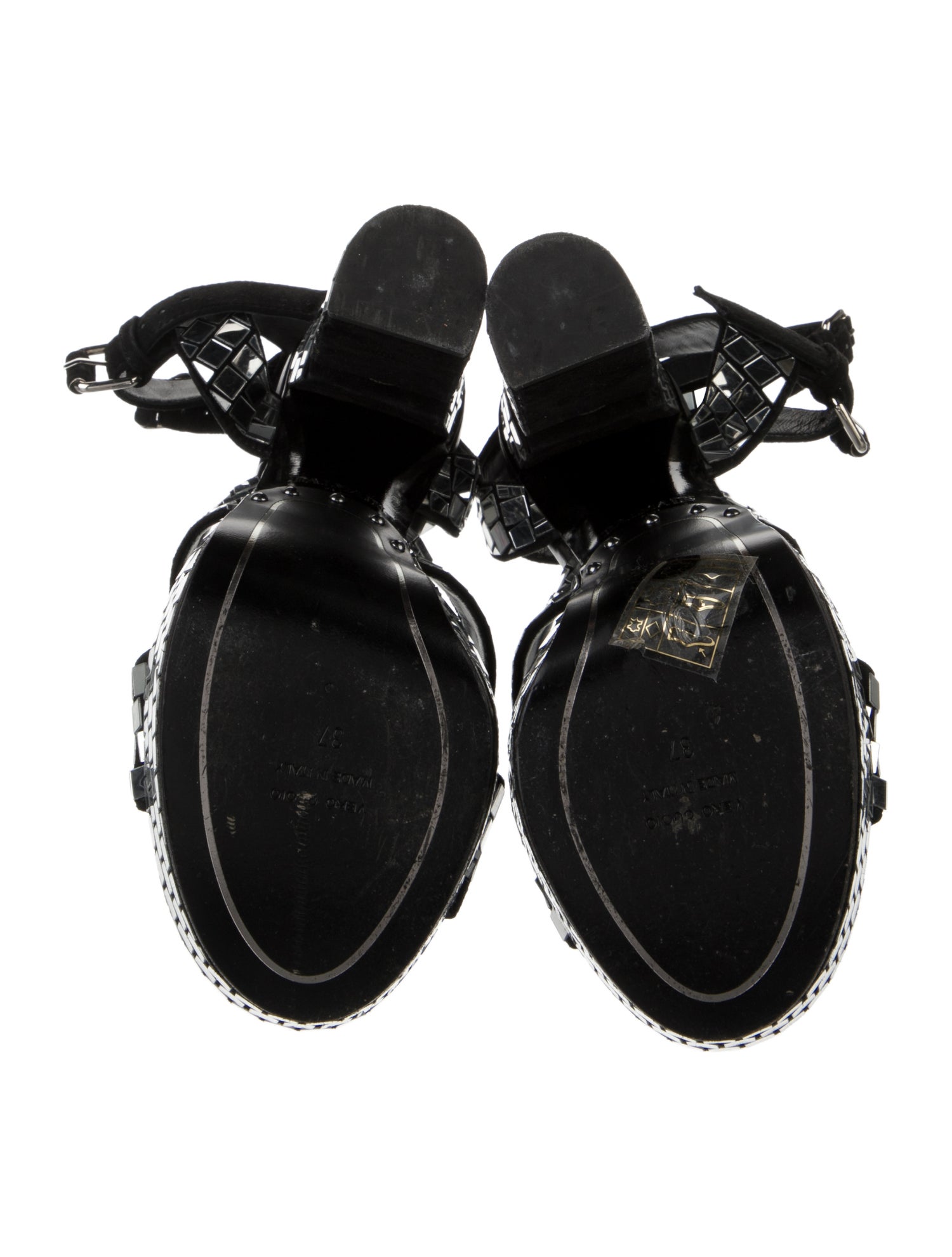 Balmain Suede Sandals