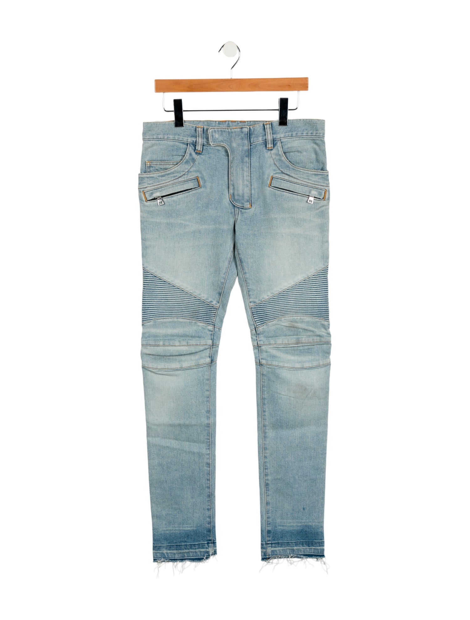 Balmain Moto Jeans