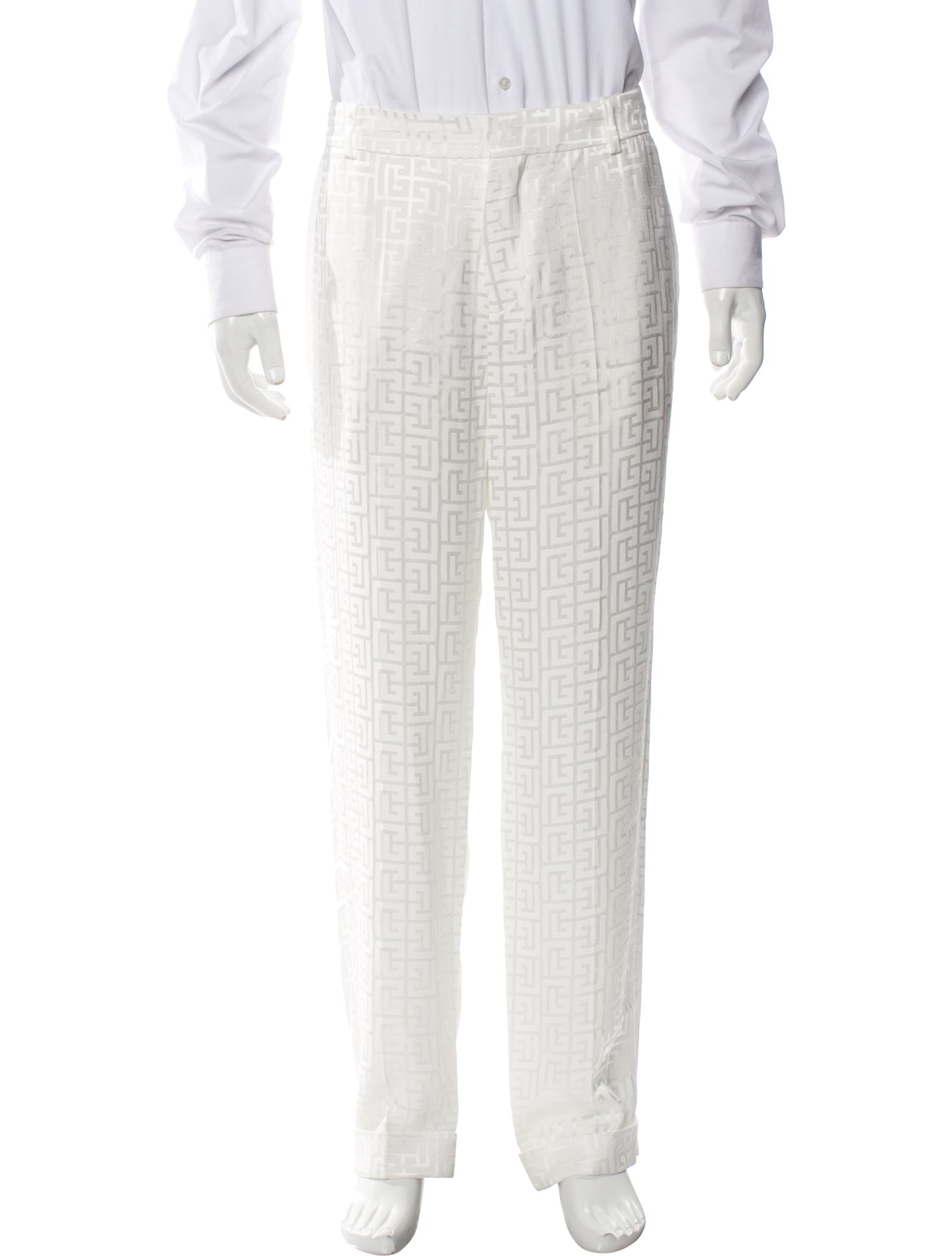 Balmain Graphic Print Pants