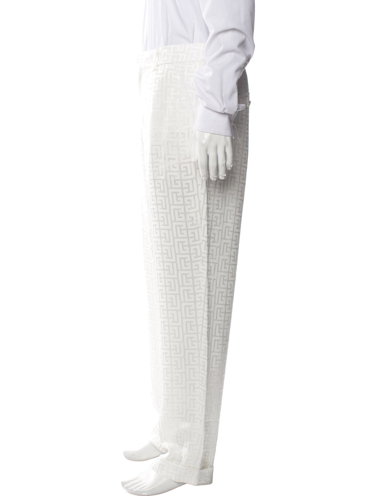 Balmain Graphic Print Pants