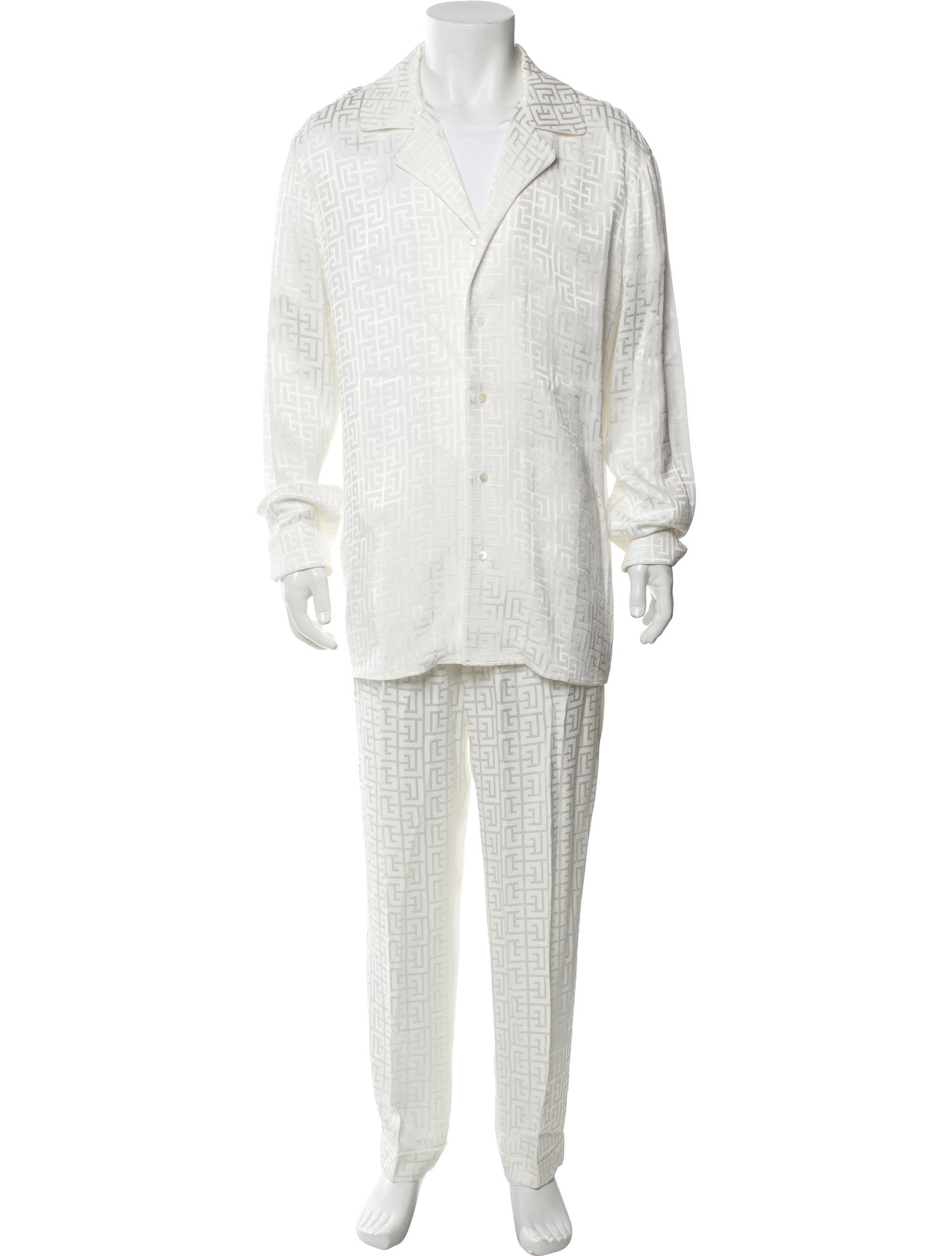 Balmain Printed Pajama Set