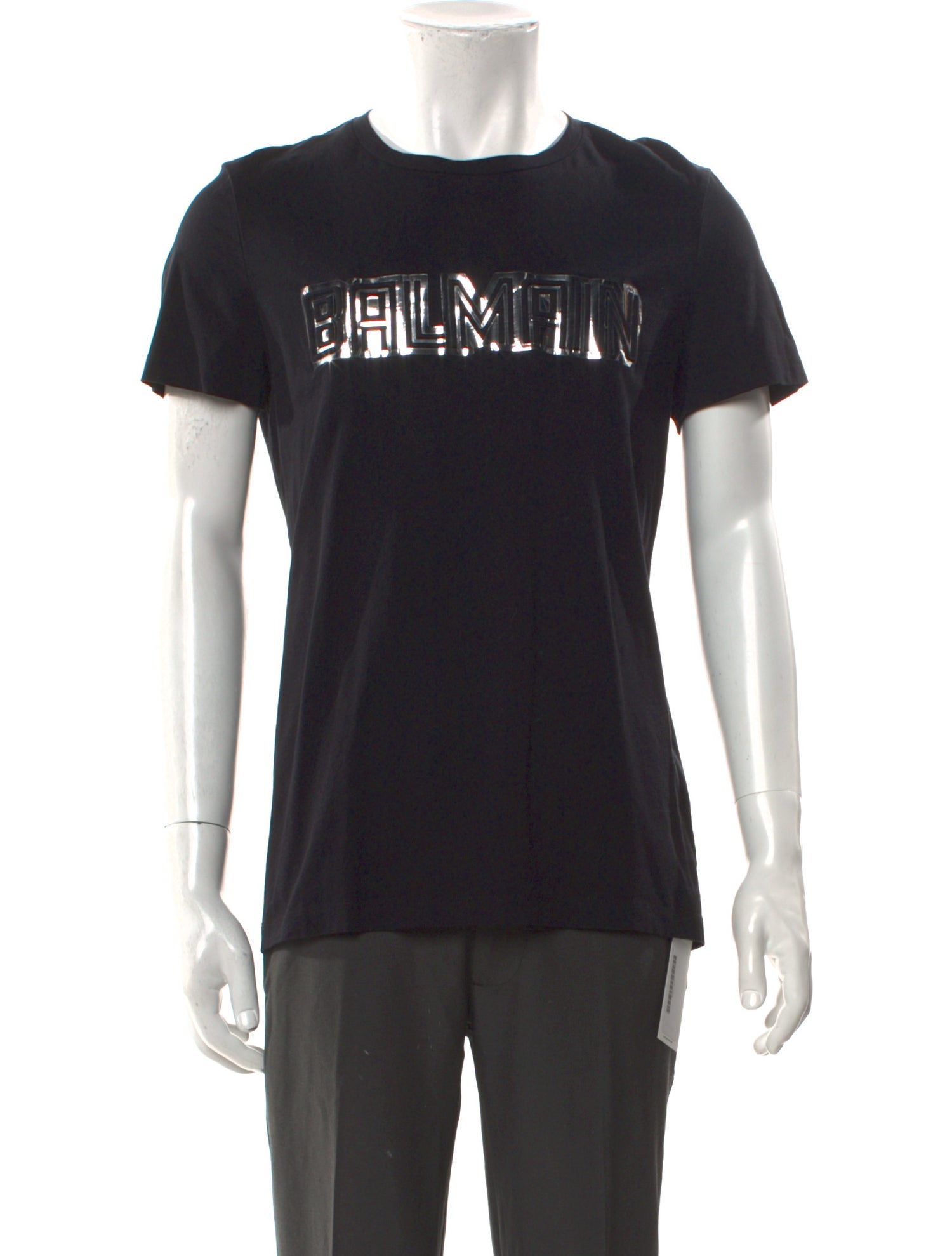 Balmain Graphic Print Crew Neck T-Shirt