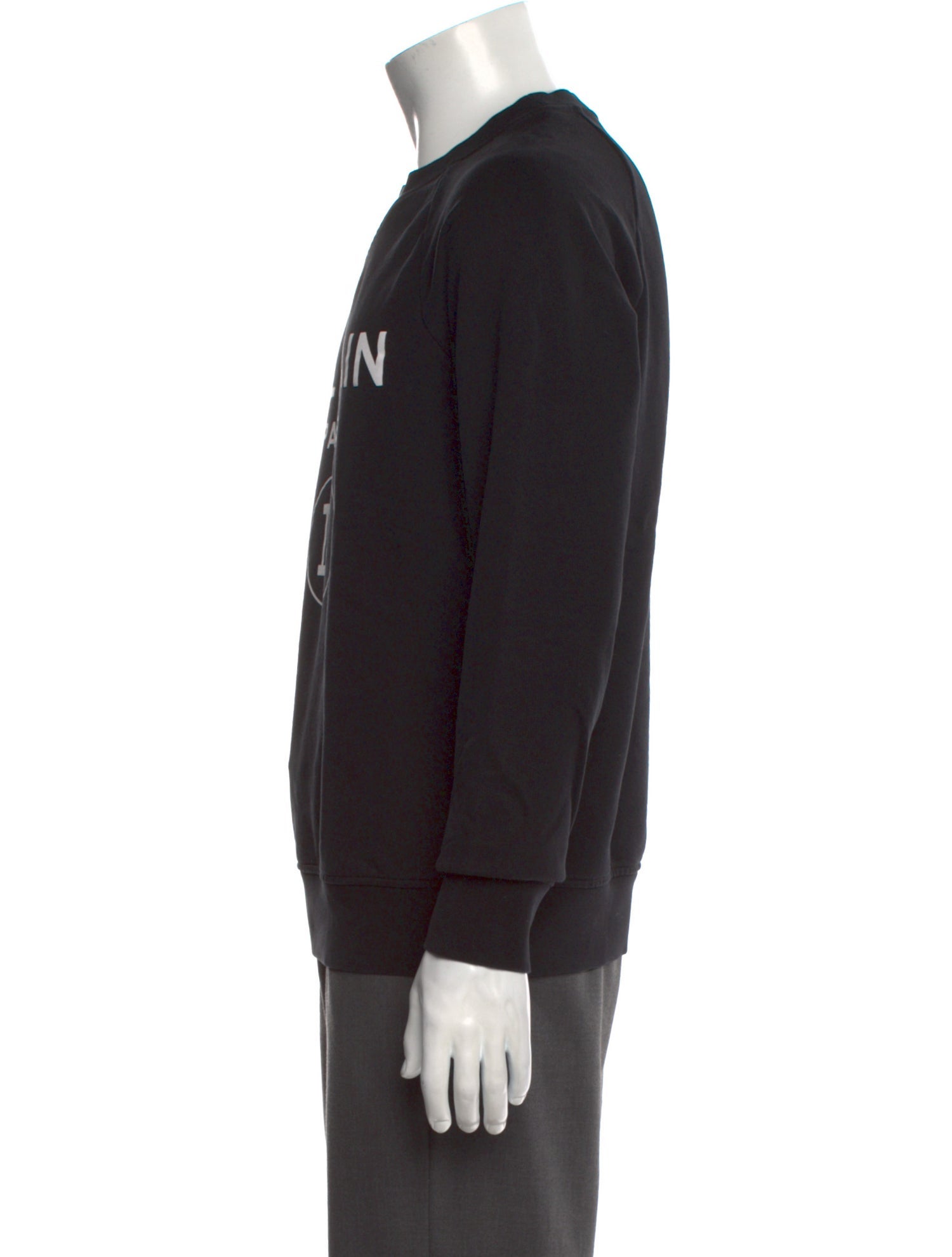 Balmain Graphic Print Crew Neck Pullover