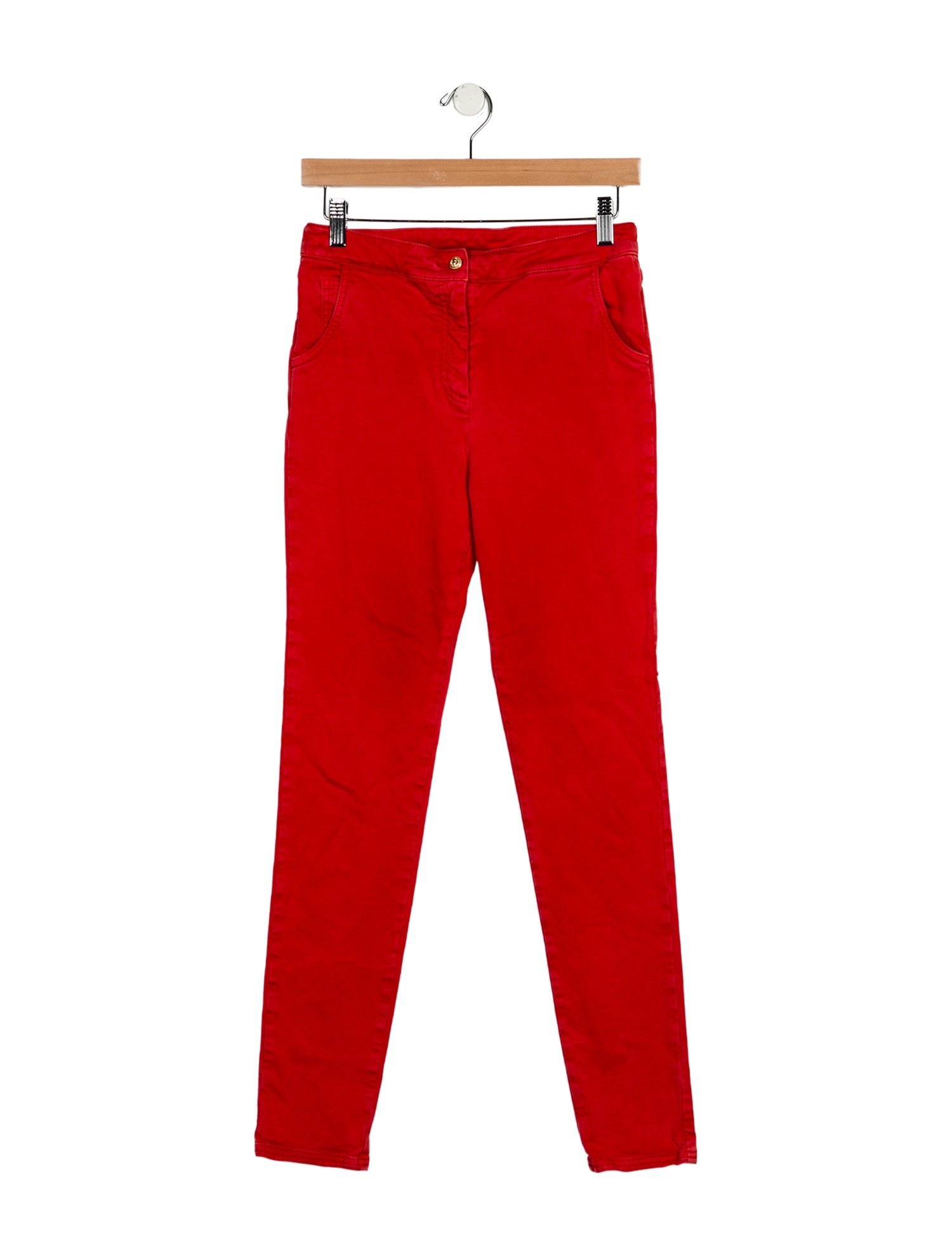 Balmain Mid-Rise Skinny Leg Jeans