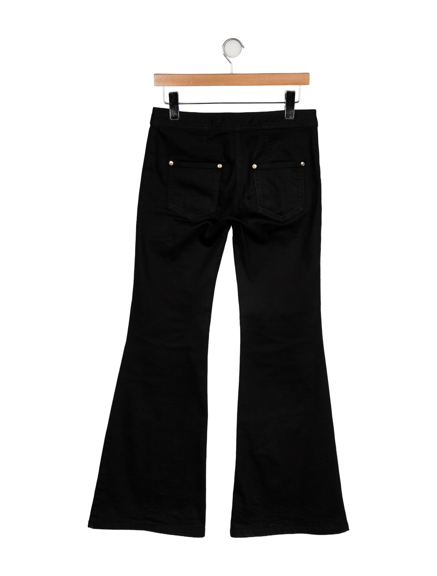Balmain Low-Rise Wide Leg Jeans