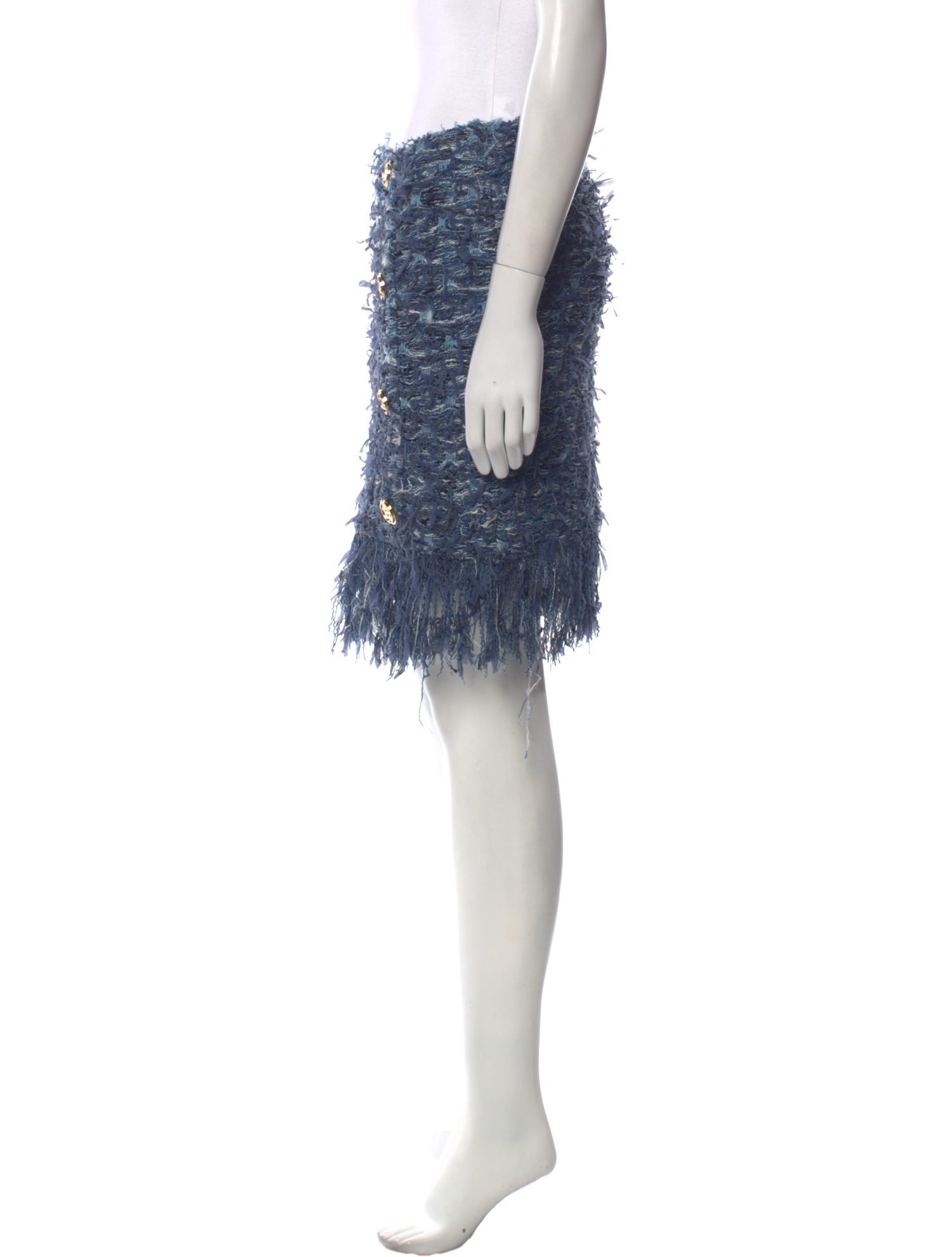 Balmain Printed Mini Skirt