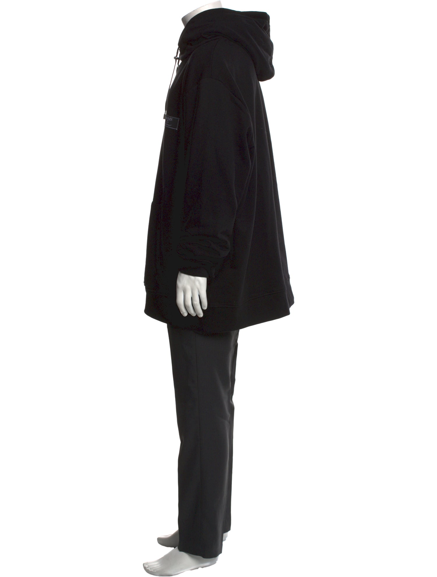 Balmain Graphic Print Crew Neck Hoodie