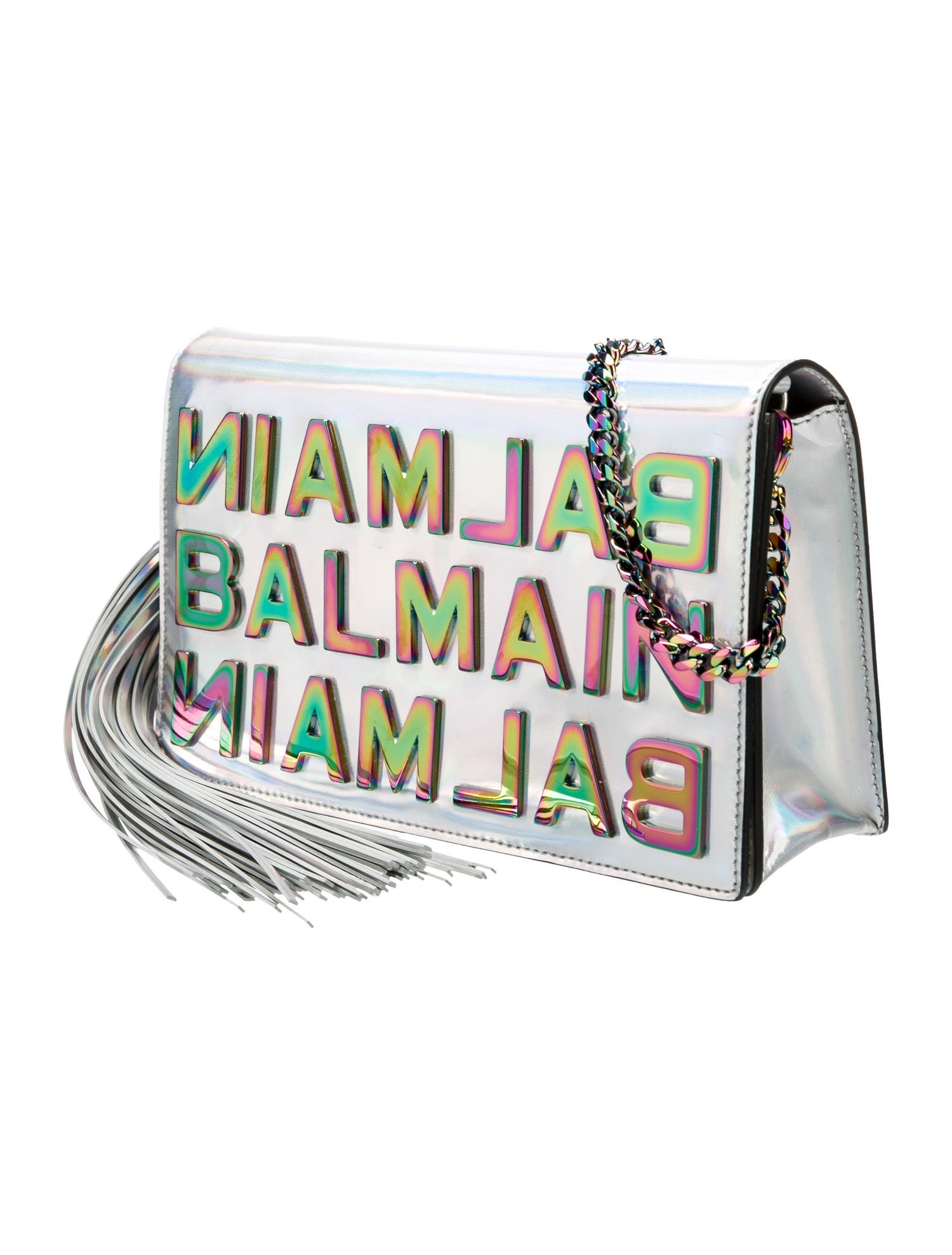 Balmain Leather Shoulder Bag