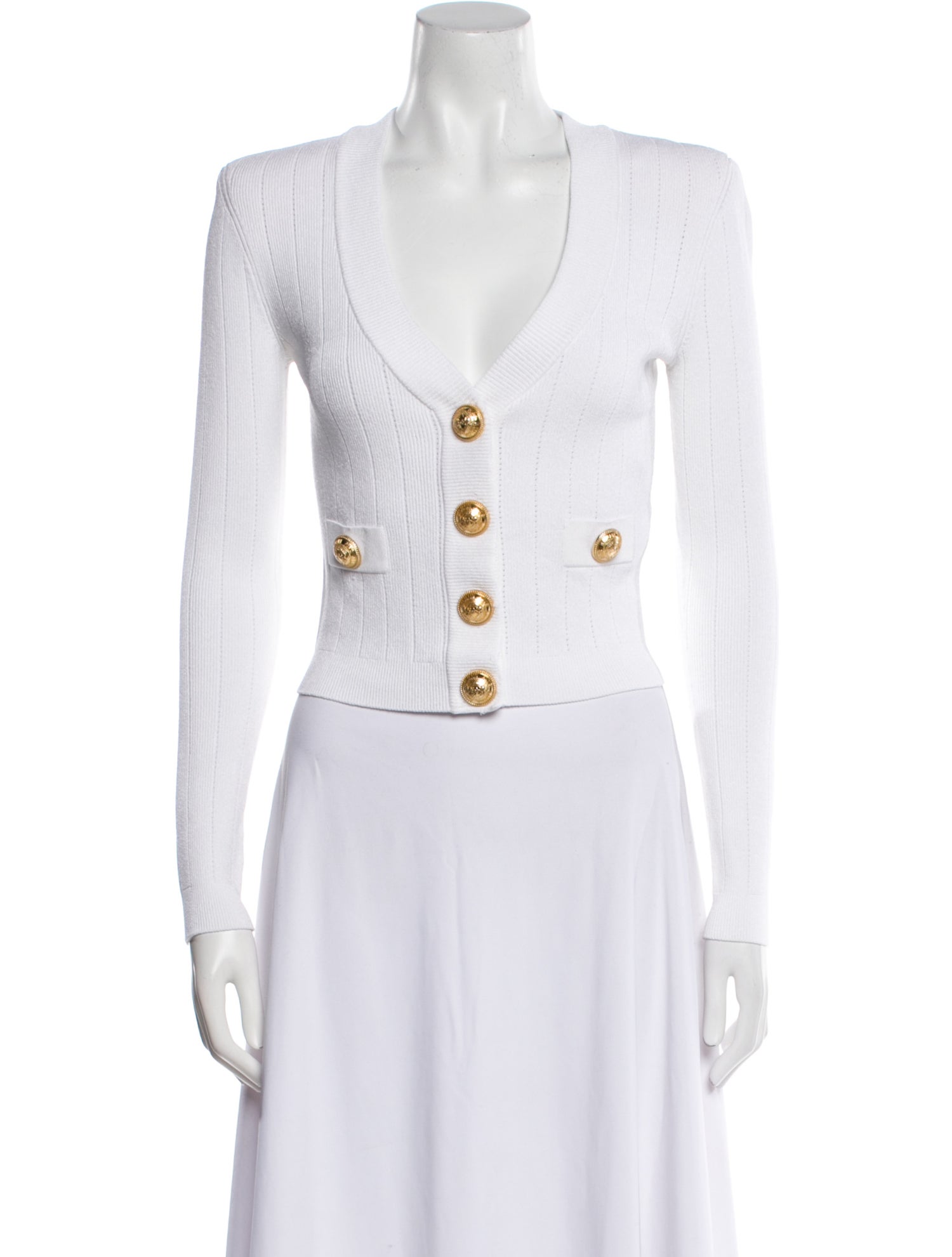 Balmain V-Neck Sweater