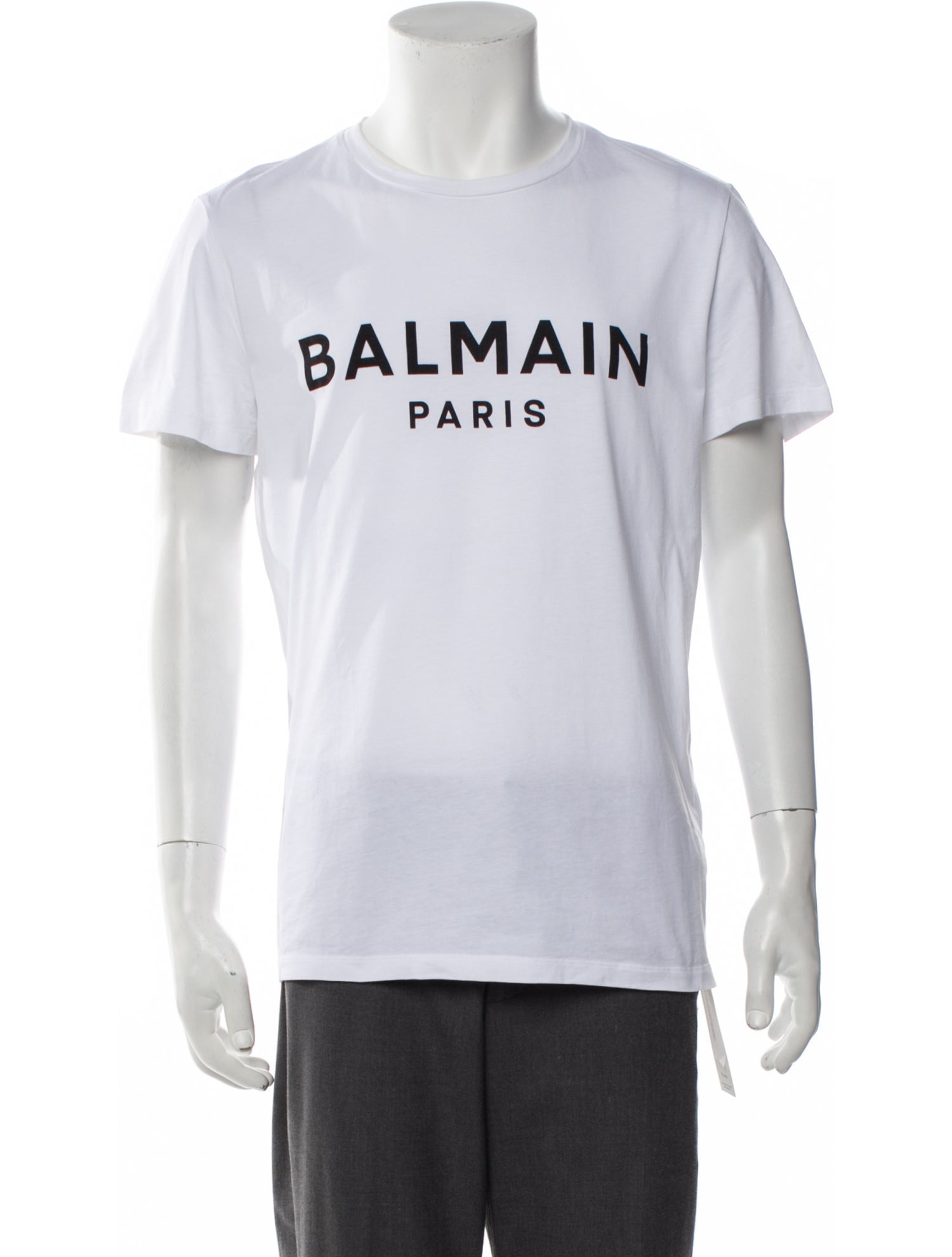 Balmain Graphic Print Crew Neck T-Shirt