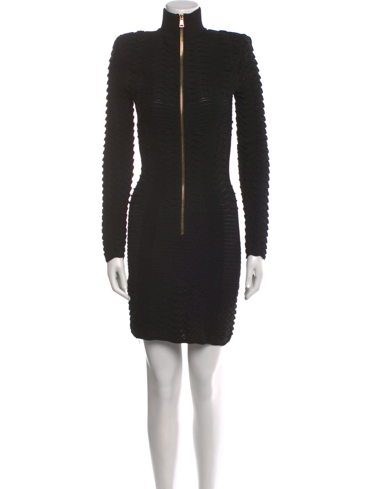 Balmain Turtleneck Mini Dress