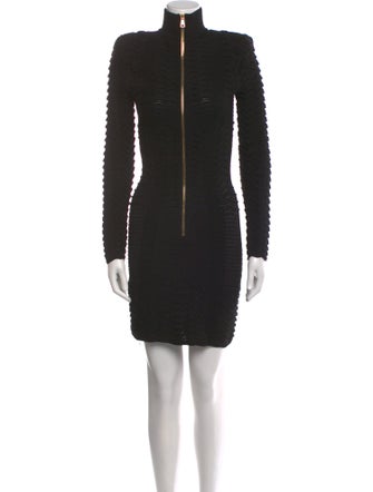 Balmain Turtleneck Mini Dress