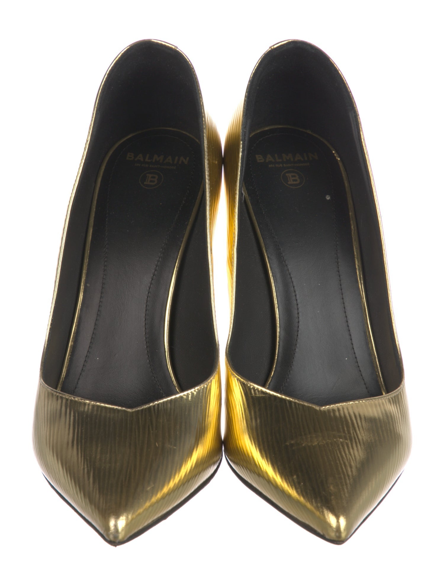Balmain Patent Leather Pumps