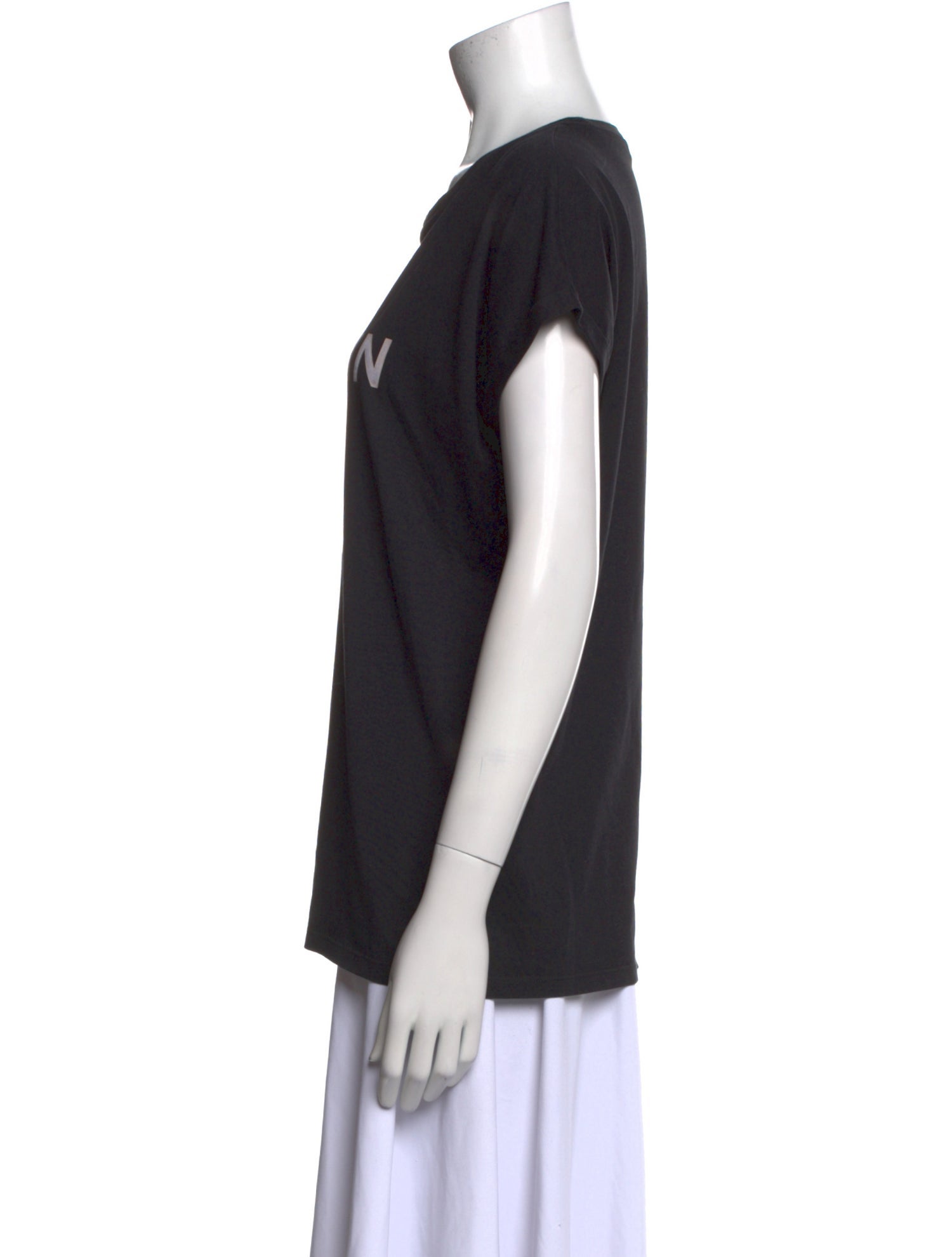 Balmain Graphic Print Crew Neck T-Shirt