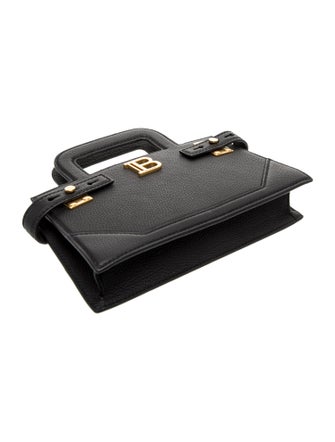 Balmain Leather Top Handle Bag Mini