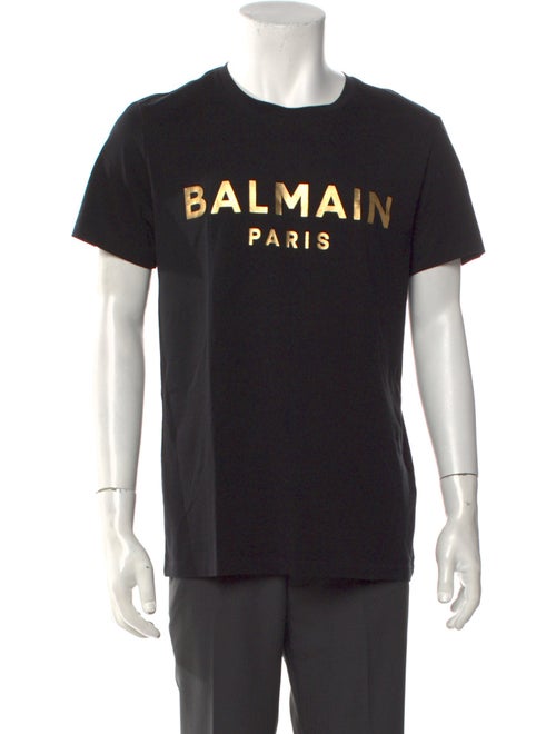 Balmain Graphic Print Crew Neck T-Shirt