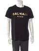 Balmain Graphic Print Crew Neck T-Shirt
