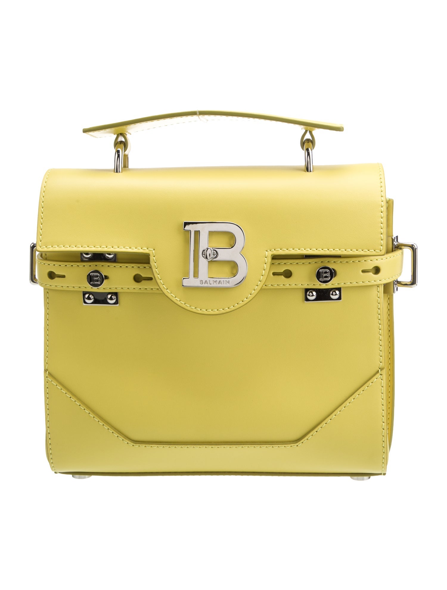 Balmain Leather Top Handle Bag w/ Tags