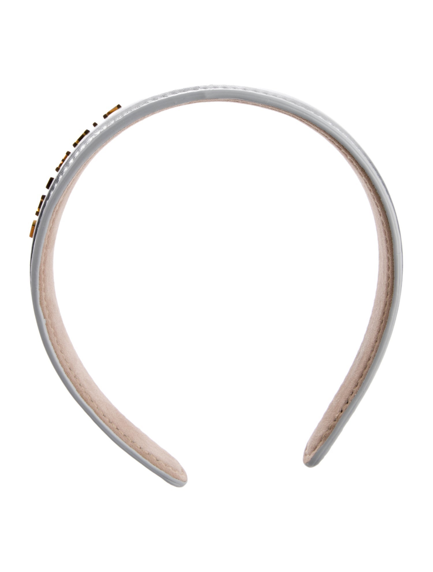 Balmain Leather Hairband w/Tags