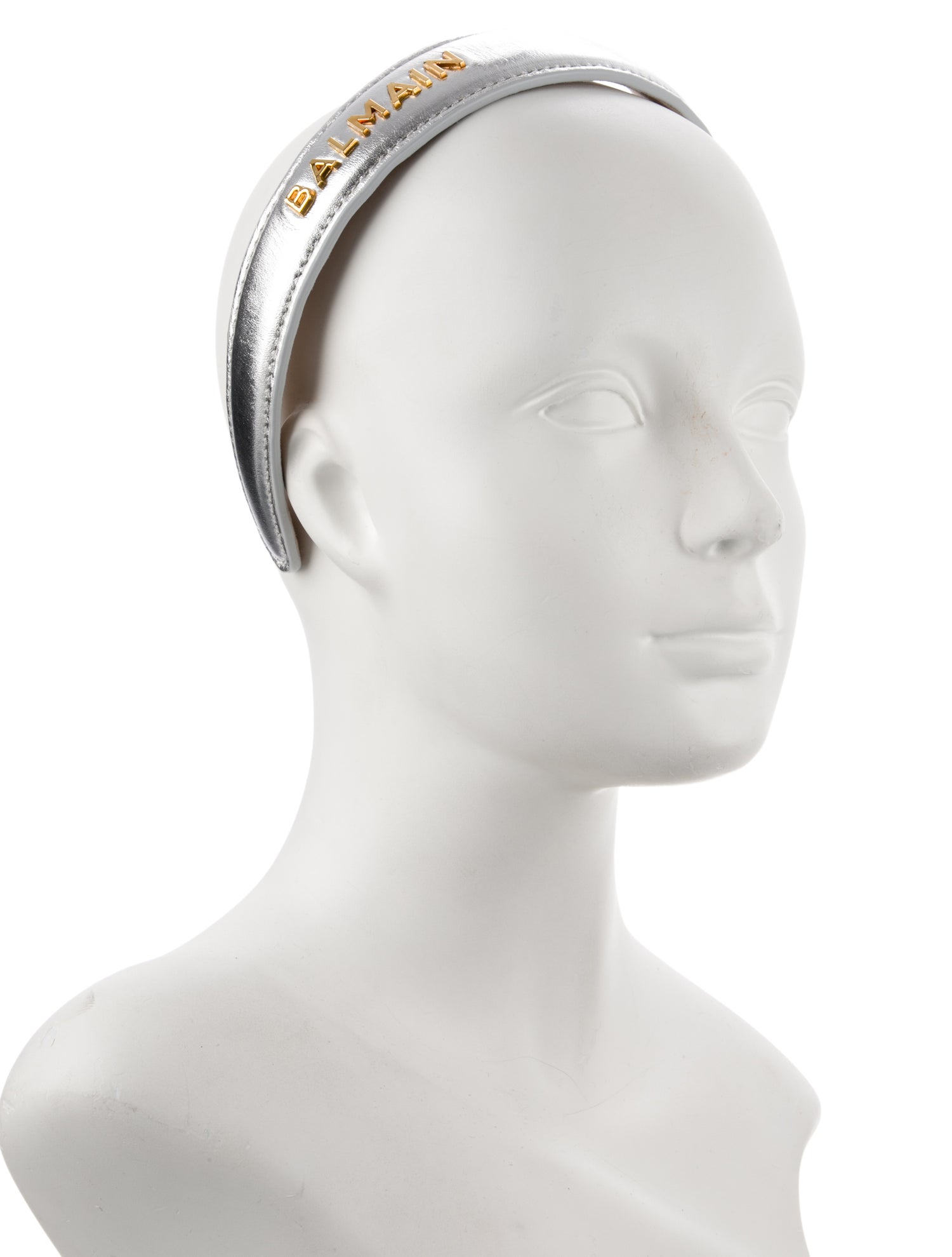 Balmain Leather Hairband w/Tags