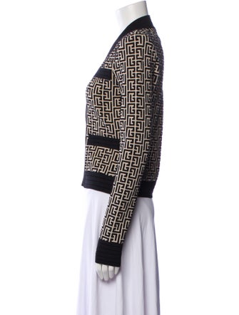 Balmain Tweed Pattern Jacket