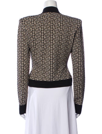 Balmain Tweed Pattern Jacket