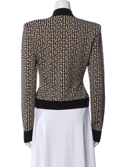 Balmain Tweed Pattern Jacket