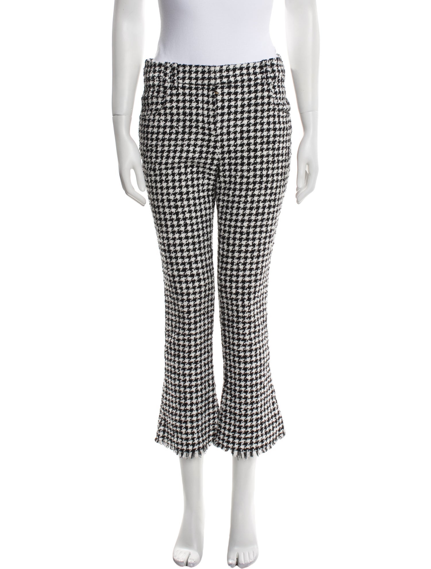 Balmain Printed Wide Leg Pants