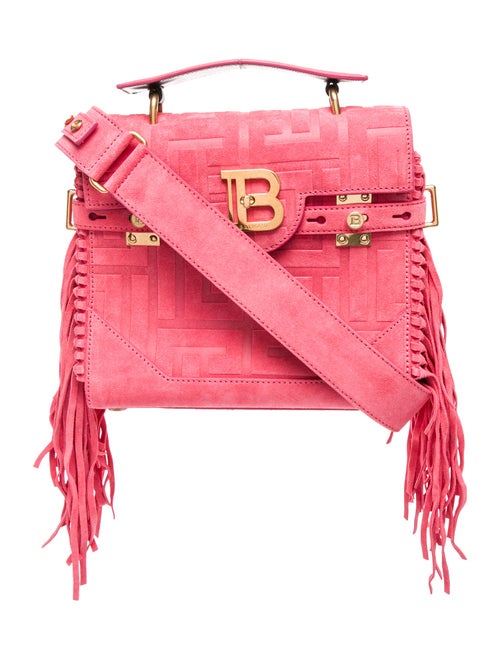 Balmain Quilted Top Handle Bag