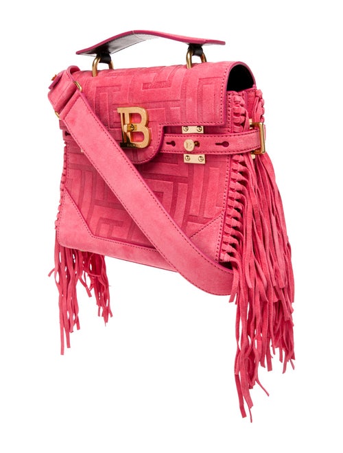 Balmain Quilted Top Handle Bag