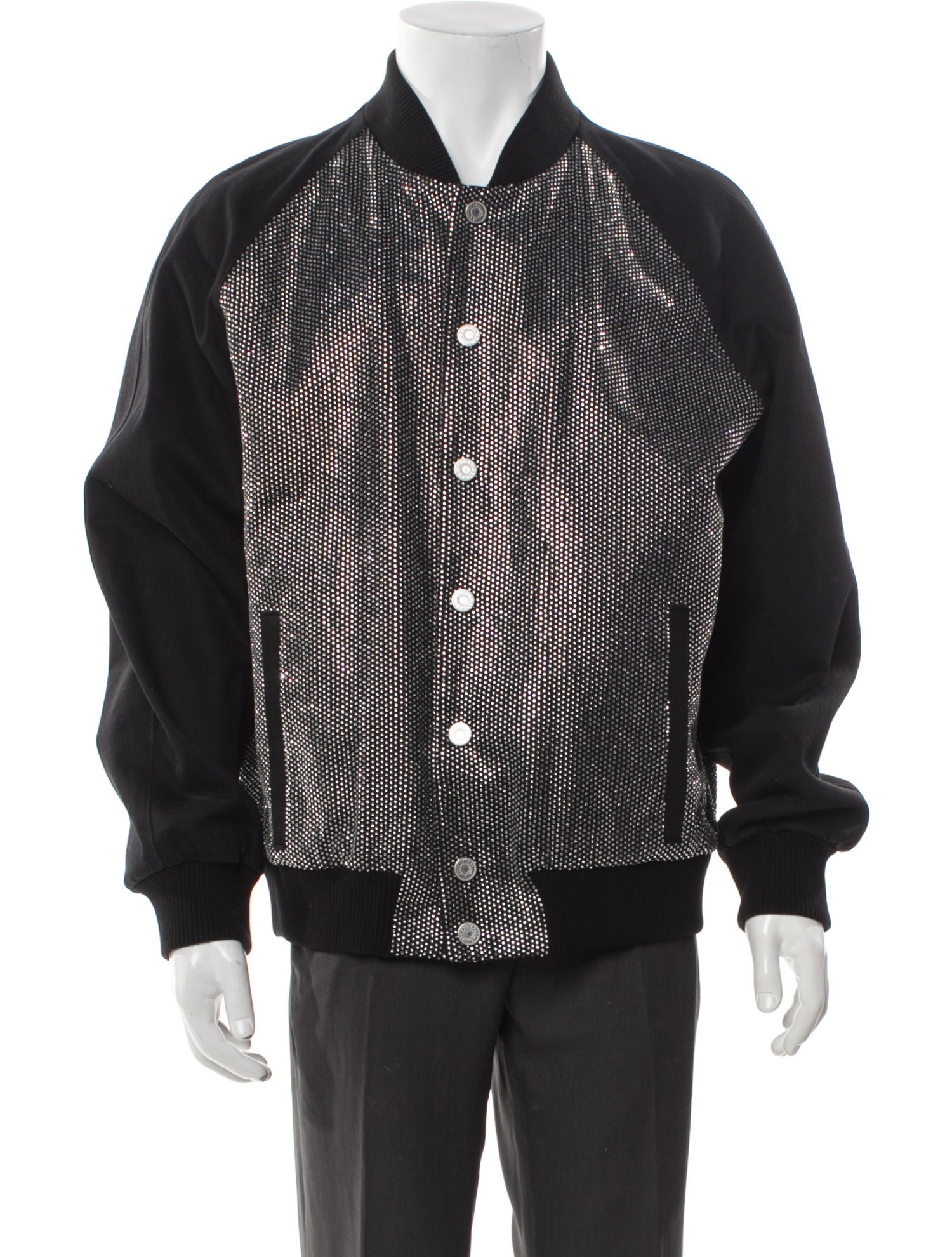 Balmain Graphic Print Bomber Jacket w/ Tags