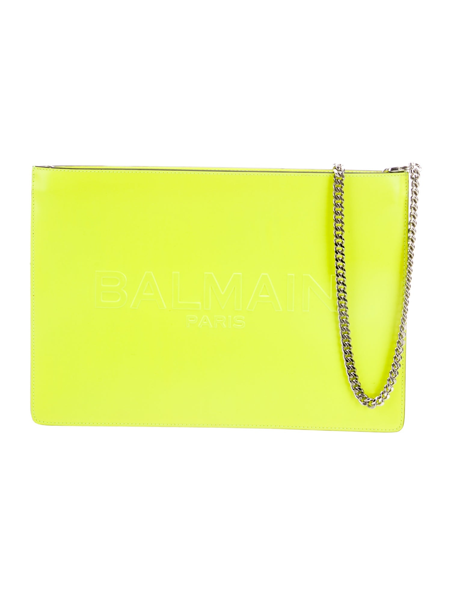 Balmain Leather Clutch